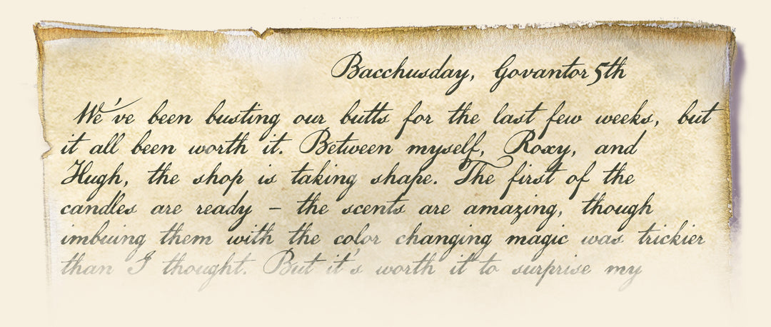 Candle and Shop Progress