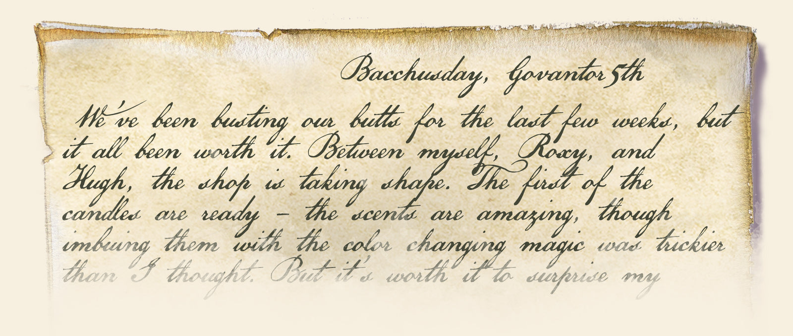 Candle and Shop Progress